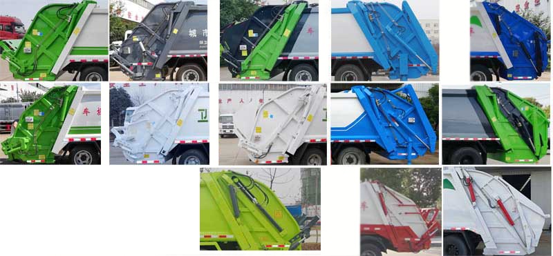 炎帝牌SZD5258ZYSE6S型压缩式垃圾车