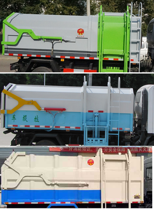 炎帝牌SZD5180ZDJE6S型压缩式对接垃圾车