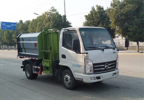 炎帝牌SZD5040ZZZKM6型自装卸式垃圾车