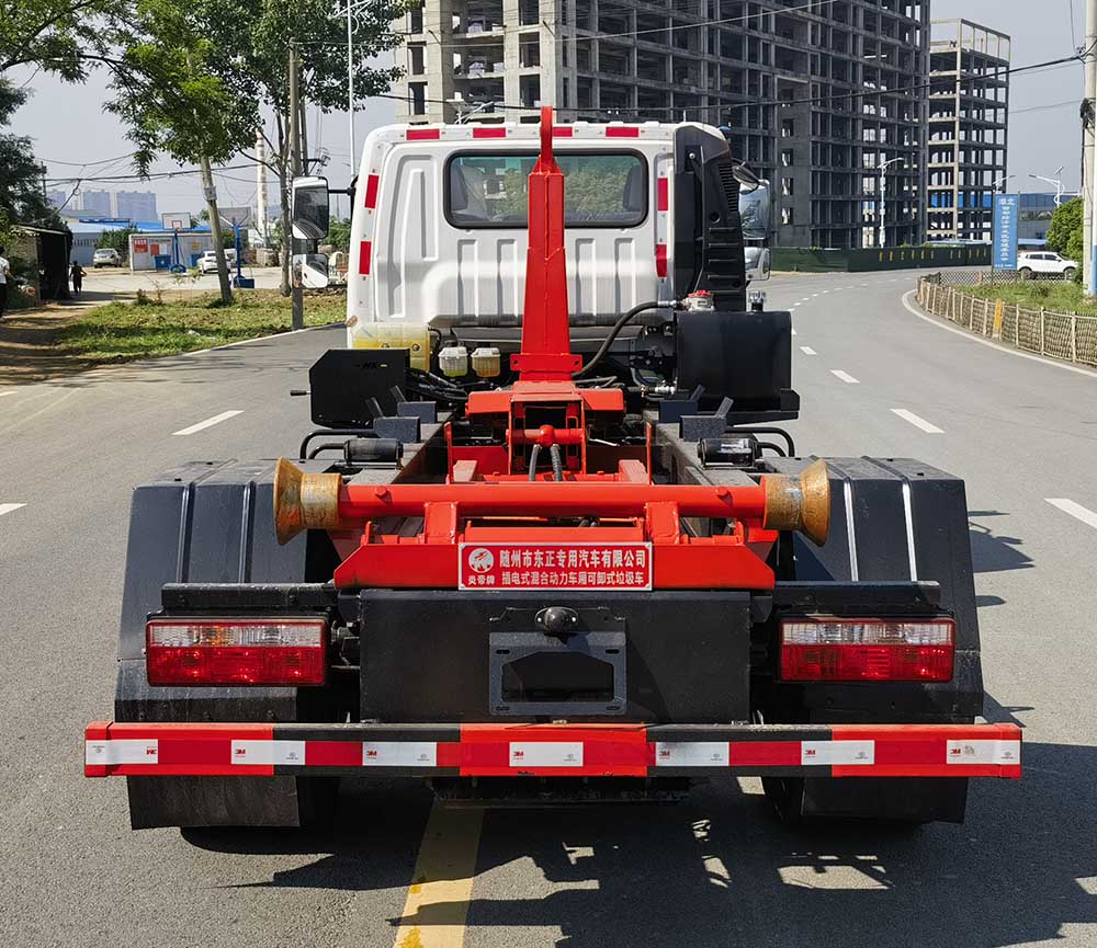 炎帝牌SZD5042ZXXFDPHEV型插电式混合动力车厢可卸式垃圾车