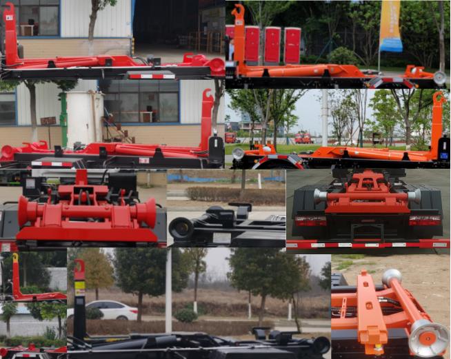 炎帝牌SZD5110ZXXFD6型车厢可卸式垃圾车