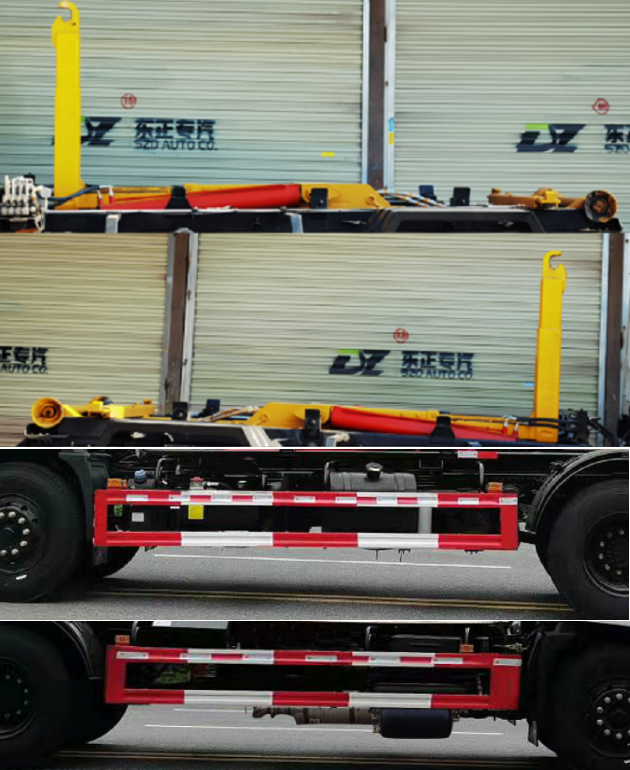 炎帝牌SZD5162ZXXD6X型车厢可卸式垃圾车