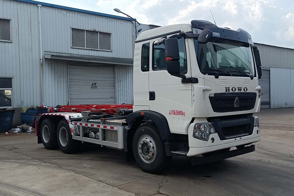 炎帝牌SZD5257ZXXZZ6型车厢可卸式垃圾车