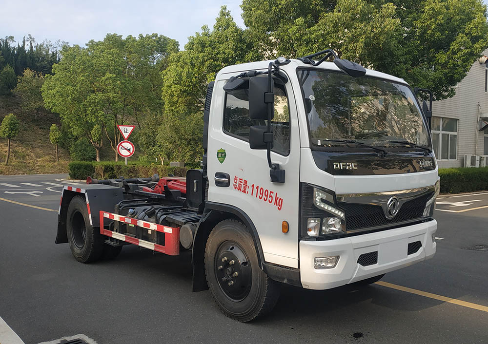 炎帝牌SZD5120ZXXTACPHEV型插电式混合动力车厢可卸式垃圾车