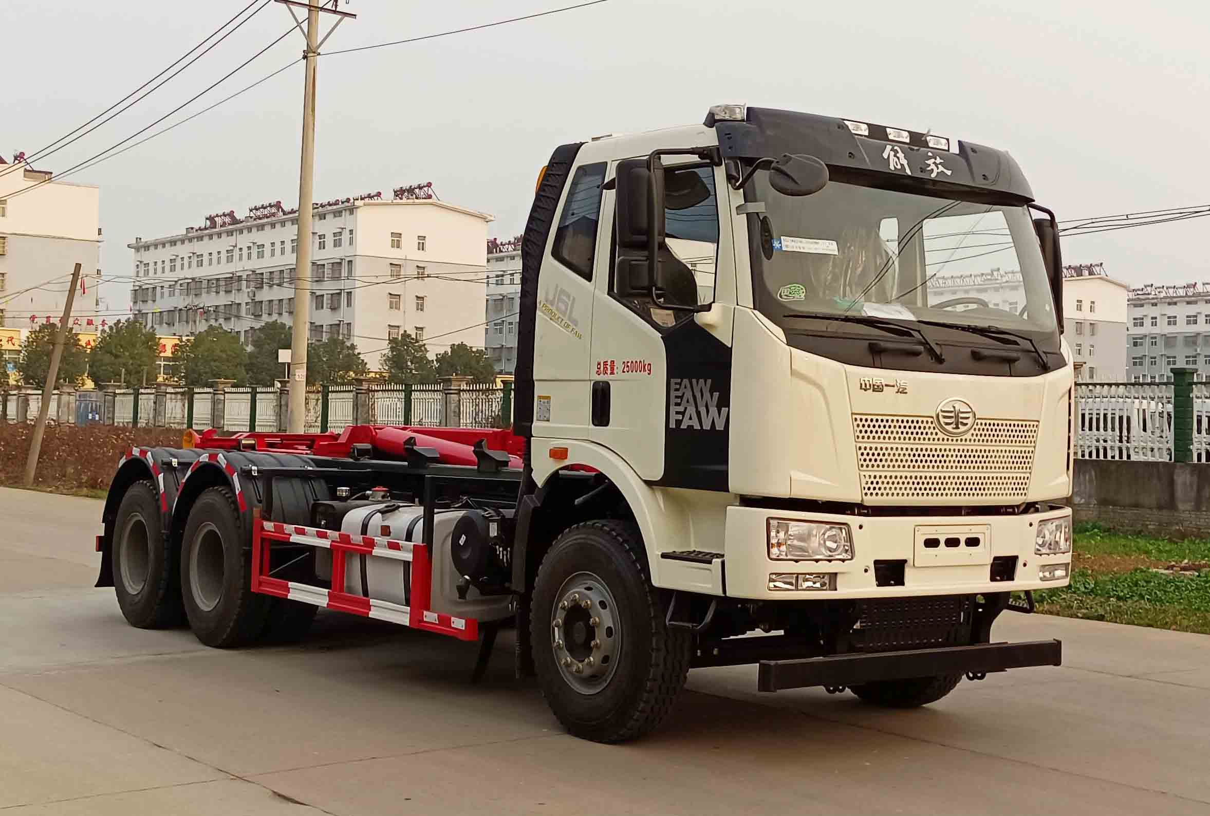炎帝牌SZD5250ZXXCA6型车厢可卸式垃圾车